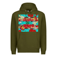 Army Green drinko de mayo Premium Hoodie - Artiststas