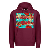 Burgundy drinko de mayo Premium Hoodie - Artiststas