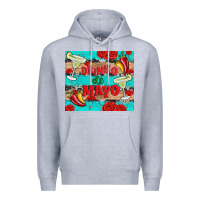 Heather Grey drinko de mayo Premium Hoodie - Artiststas