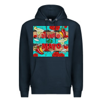 Navy drinko de mayo Premium Hoodie - Artiststas