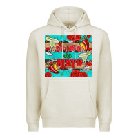 Oatmeal Heather drinko de mayo Premium Hoodie - Artiststas