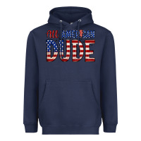 Navy all american dude Heavyweight Hoodie - Zillion Design Studio