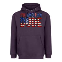 Plum all american dude Heavyweight Hoodie - Zillion Design Studio