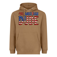 Toasted Coconut all american dude Heavyweight Hoodie - Zillion Design Studio