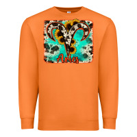 Carrot aries turquoise cowhide Premium Sweatshirt - RanaPortraitStore