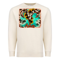Sandshell aries turquoise cowhide Premium Sweatshirt - RanaPortraitStore