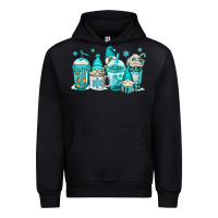 Black winter christmas gnomes coffee cups Urban Hoodie - Jasminsmagicworld