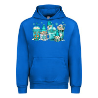 Cobalt winter christmas gnomes coffee cups Urban Hoodie - Jasminsmagicworld