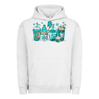 Pigment Lunar Rock winter christmas gnomes coffee cups Urban Hoodie - Jasminsmagicworld