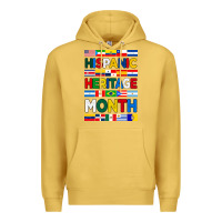Antique Gold hispanic haritage month flags Premium Hoodie - BundleAndBundleShop
