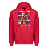 Cardinal hispanic haritage month flags Premium Hoodie - BundleAndBundleShop