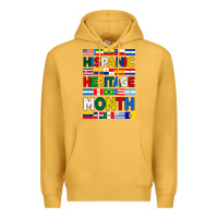 Mustard hispanic haritage month flags Premium Hoodie - BundleAndBundleShop