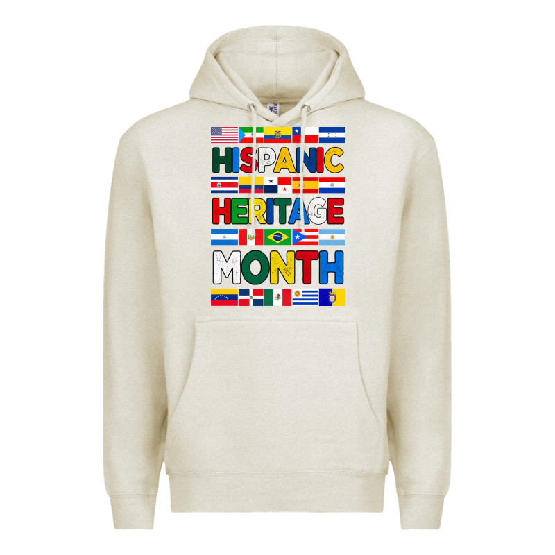 Hispanic Haritage Month Flags Premium Hoodie by BundleAndBundleShop | Teevron