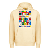 Pina Colada hispanic haritage month flags Premium Hoodie - BundleAndBundleShop