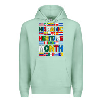 Seafoam hispanic haritage month flags Premium Hoodie - BundleAndBundleShop
