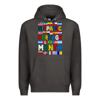 Smoke hispanic haritage month flags Premium Hoodie - BundleAndBundleShop