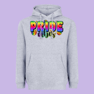 Pride Vibes Heavyweight Hoodie Designed By Zillion Design Studio