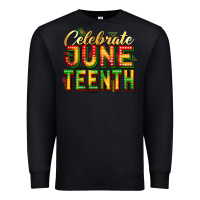 Black Celebrate juneteenth Premium Sweatshirt - Zillion Design Studio