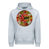 Heather Grey ladybug one ornament Urban Hoodie - BarkalooDesign