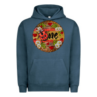 Pigment Midnight Navy ladybug one ornament Urban Hoodie - BarkalooDesign