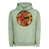 Pigment Oil Green ladybug one ornament Urban Hoodie - BarkalooDesign