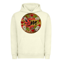 Pigment Pistachio ladybug one ornament Urban Hoodie - BarkalooDesign
