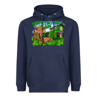 Navy happy st. patrick's day cattle and calfs Heavyweight Hoodie - RanaPortraitStore
