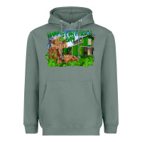 Sage happy st. patrick's day cattle and calfs Heavyweight Hoodie - RanaPortraitStore
