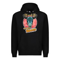 Black blame it all on my roots bull skull black Premium Hoodie - JahusDesignShop