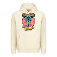 Sandshell blame it all on my roots bull skull black Premium Hoodie - JahusDesignShop