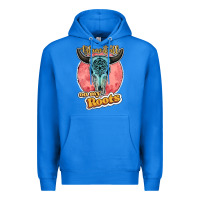 True Royal blame it all on my roots bull skull black Premium Hoodie - JahusDesignShop