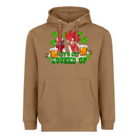 Toasted Coconut st. patrick's day roosters let's get lucked up Heavyweight Hoodie - RanaPortraitStore