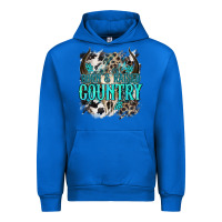 Cobalt born  raised country Urban Hoodie - NancyCooperArtShop