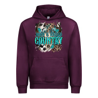 Mauve Wine born  raised country Urban Hoodie - NancyCooperArtShop