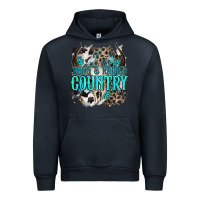 Navy born  raised country Urban Hoodie - NancyCooperArtShop