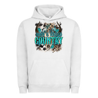 Pigment Lunar Rock born  raised country Urban Hoodie - NancyCooperArtShop