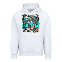 White born  raised country Urban Hoodie - NancyCooperArtShop