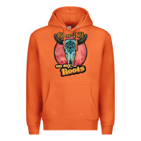 Carrot blame it all on my roots white Premium Hoodie - JahusDesignShop