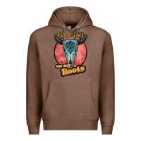 Chestnut blame it all on my roots white Premium Hoodie - JahusDesignShop