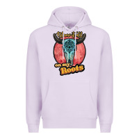 Lilac blame it all on my roots white Premium Hoodie - JahusDesignShop