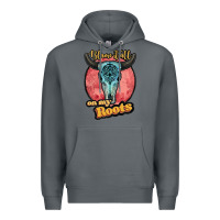 Rock blame it all on my roots white Premium Hoodie - JahusDesignShop