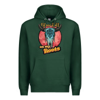 Sports Green blame it all on my roots white Premium Hoodie - JahusDesignShop