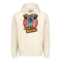 Tofu blame it all on my roots white Premium Hoodie - JahusDesignShop