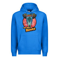 True Royal blame it all on my roots white Premium Hoodie - JahusDesignShop