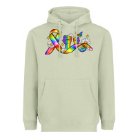 Matcha pride ribbon Heavyweight Hoodie - Zillion Design Studio
