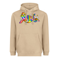 Mushroom pride ribbon Heavyweight Hoodie - Zillion Design Studio