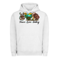 Pigment Lunar Rock peace love turkey Urban Hoodie - LillyAllenDesigns