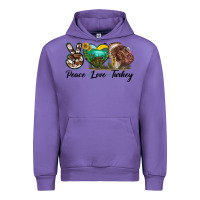 Tulip peace love turkey Urban Hoodie - LillyAllenDesigns