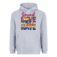 Spread Love Not Hate Heavyweight Hoodie | Teevron