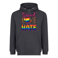 Smoke spread love not hate Heavyweight Hoodie - Zillion Design Studio